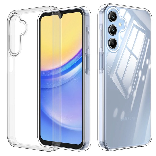 Alogy Etui do Samsung Galaxy A15 4G/5G, Galaxy A25 5G obudowa plecki futerał Hybrid Clear Case Przezroczyste