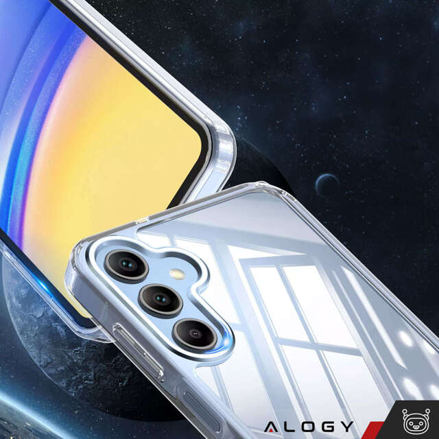 Alogy Etui do Samsung Galaxy A15 4G/5G, Galaxy A25 5G obudowa plecki futerał Hybrid Clear Case Przezroczyste