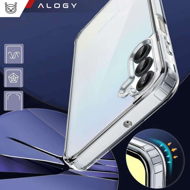 Alogy Etui do Samsung Galaxy A15 4G/5G, Galaxy A25 5G obudowa plecki futerał Hybrid Clear Case Przezroczyste