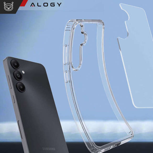 Alogy Etui do Samsung Galaxy A35 5G obudowa plecki futerał Hybrid Clear Case Przezroczyste