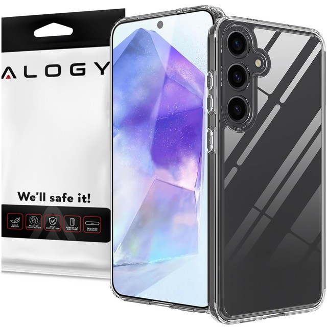 Alogy Etui do Samsung Galaxy A35 5G obudowa plecki futerał Hybrid Clear Case Przezroczyste