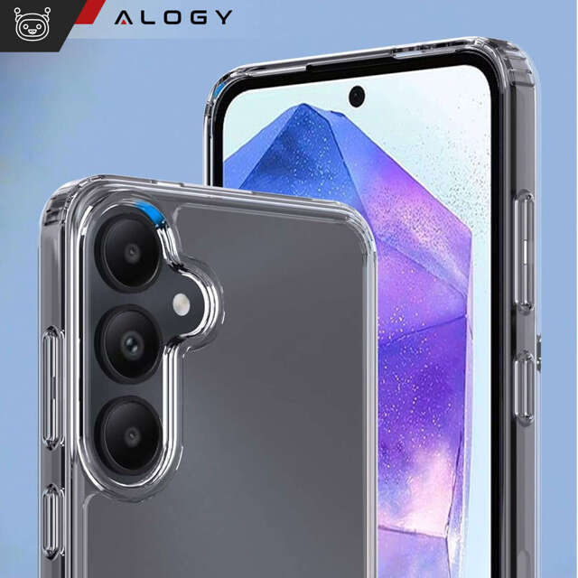 Alogy Etui do Samsung Galaxy A35 5G obudowa plecki futerał Hybrid Clear Case Przezroczyste