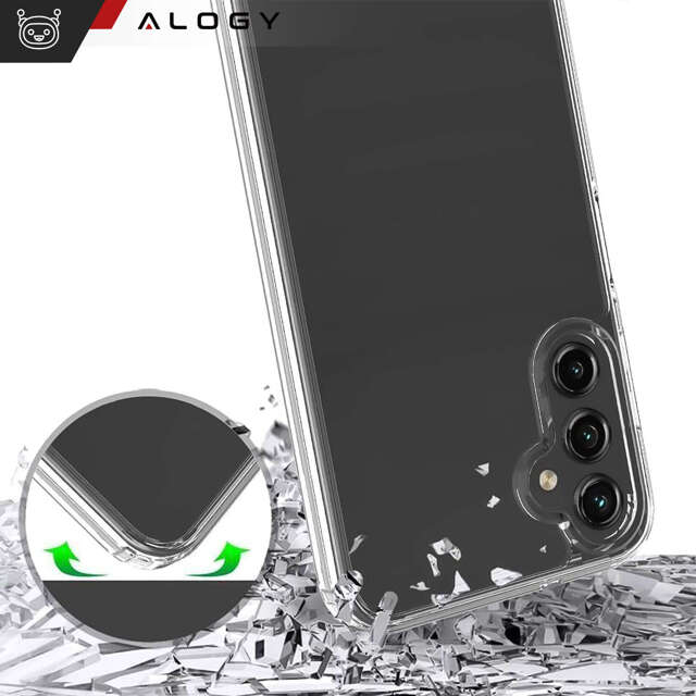 Alogy Etui do Samsung Galaxy A35 5G obudowa plecki futerał Hybrid Clear Case Przezroczyste