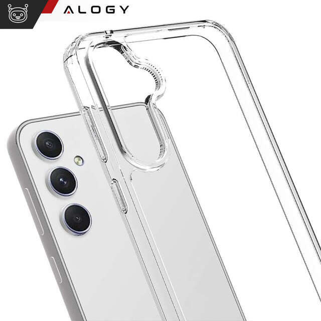 Alogy Etui do Samsung Galaxy A35 5G obudowa plecki futerał Hybrid Clear Case Przezroczyste