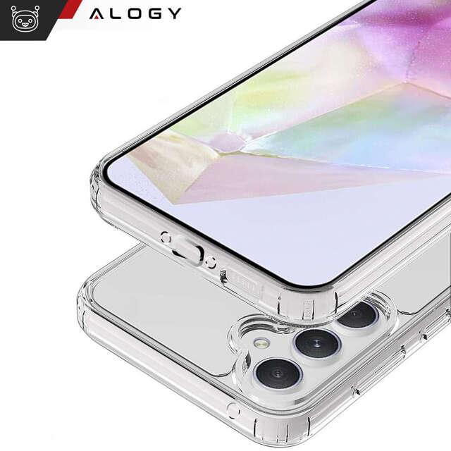 Alogy Etui do Samsung Galaxy A35 5G obudowa plecki futerał Hybrid Clear Case Przezroczyste