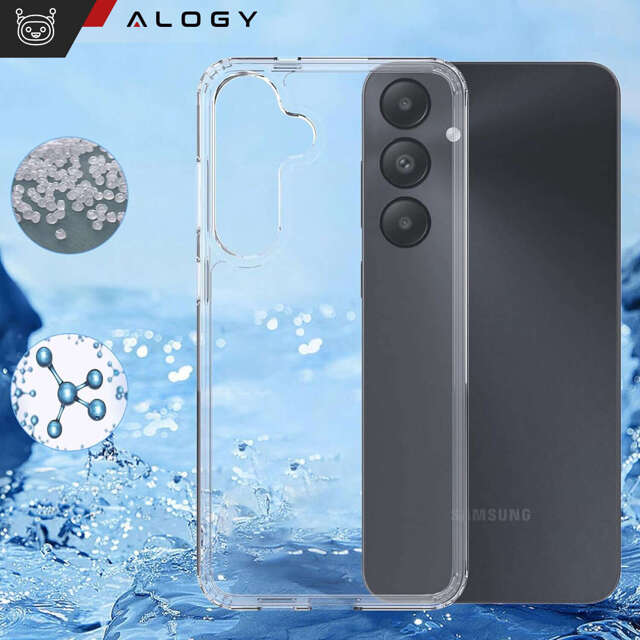 Alogy Etui do Samsung Galaxy A55 5G obudowa plecki futerał Hybrid Clear Case Przezroczyste