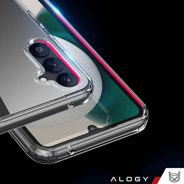 Alogy Etui do Samsung Galaxy A55 5G obudowa plecki futerał Hybrid Clear Case Przezroczyste