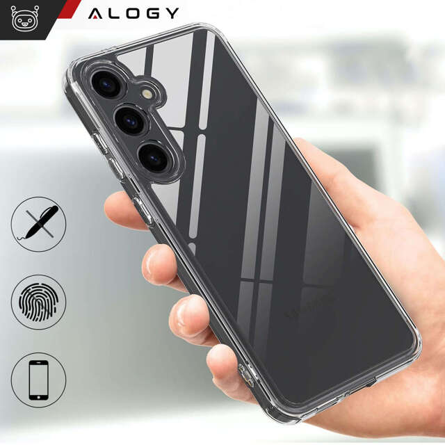 Alogy Etui do Samsung Galaxy A55 5G obudowa plecki futerał Hybrid Clear Case Przezroczyste