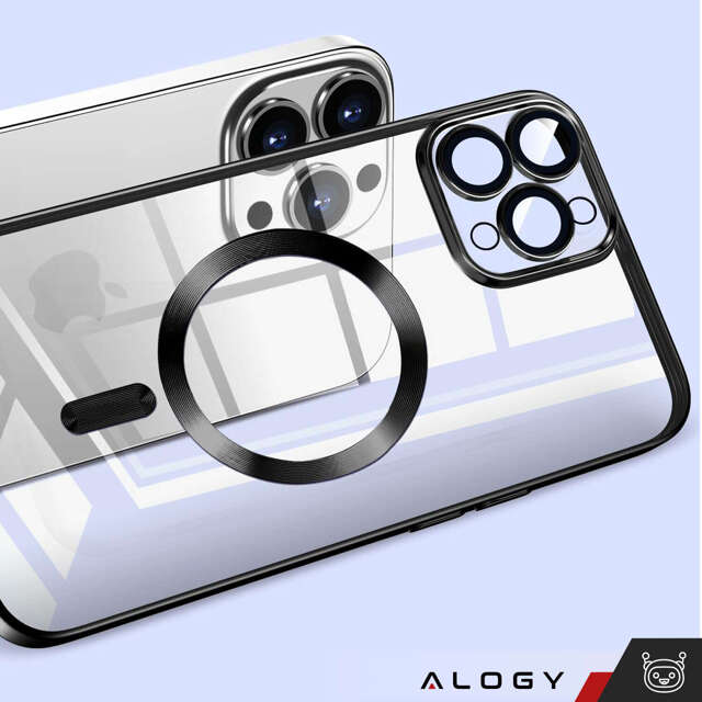 Alogy Etui do iPhone 15 Pro MagSafe Case Glamour Luxury Ring obudowa