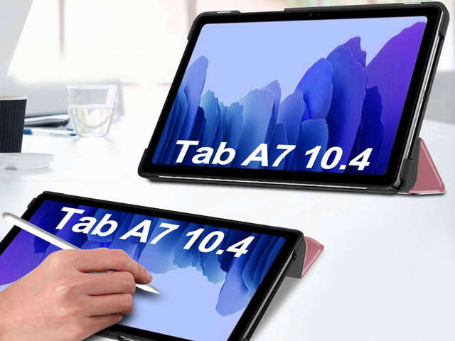 Alogy Etui do tabletu Smart Book do Galaxy Tab S6 Lite 10.4 2020/ 2022 P610/ P615 Różowe