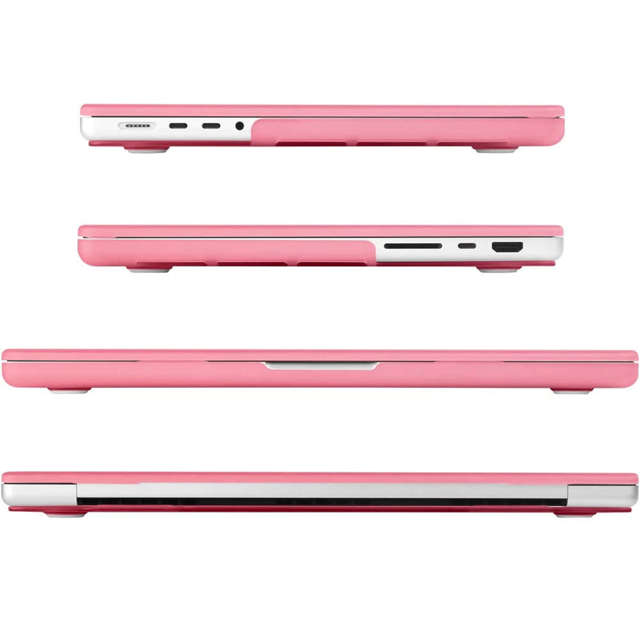 Alogy Etui na laptopa Hard Case do Apple Macbook Pro 16 2021 A2485 Matowy Różowy