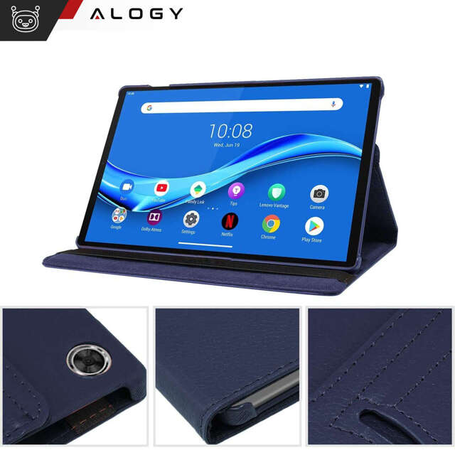 Alogy Etui na tablet 360 Case for Lenovo Tab M10 Plus 3gen 10.6” 2022 TB128XU TB125FU Granatowe