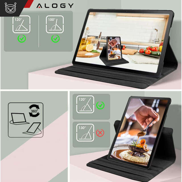 Alogy Etui na tablet 360 Case for Lenovo Tab M10 Plus 3gen 10.6” 2022 TB128XU TB125FU czarne