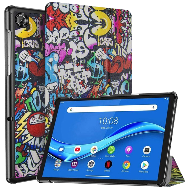 Alogy Etui na tablet Book Cover do Lenovo M10 Plus 10.3 TB-X606 Graffiti