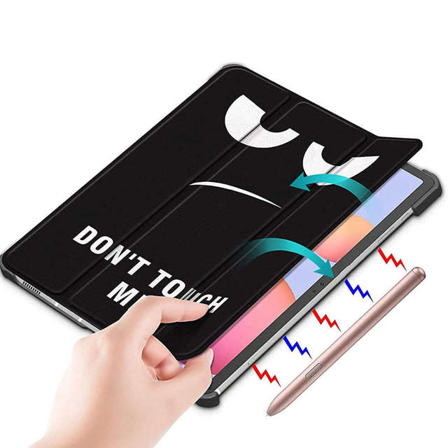 Alogy Etui na tablet Book Cover do Samsung Galaxy Tab S7 Plus/ S8 Plus 12.4 T970/ T976B/ X800/ X806 Don't Touch Me