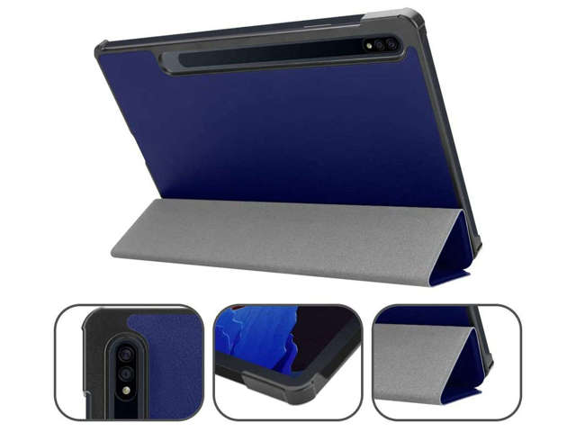 Alogy Etui na tablet Book Cover do Samsung Galaxy Tab S7/ S8 11.0 T870/ T875/ T876B/ X700/ X706 Granatowe