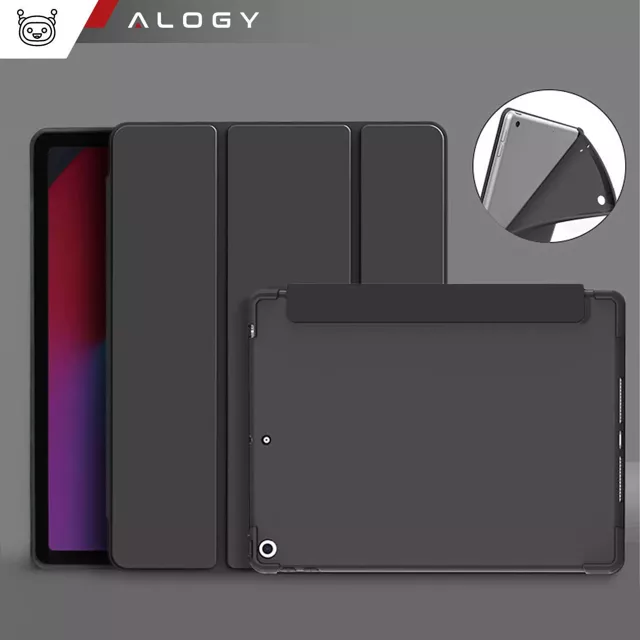 Alogy Etui na tablet Cheap Book Cover TPU + Pencil Space do Apple iPad 10.2 7/8/9Gen 2019/2020/2021 Czarne