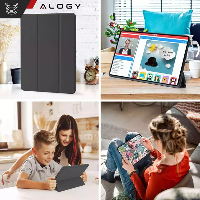 Alogy Etui na tablet Cheap Book Cover TPU + Pencil Space do Apple iPad 10.2 7/8/9Gen 2019/2020/2021 Czarne