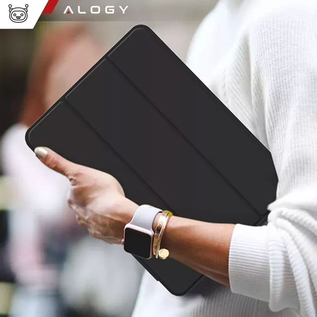 Alogy Etui na tablet Cheap Book Cover TPU + Pencil Space do Apple iPad 10.2 7/8/9Gen 2019/2020/2021 Czarne