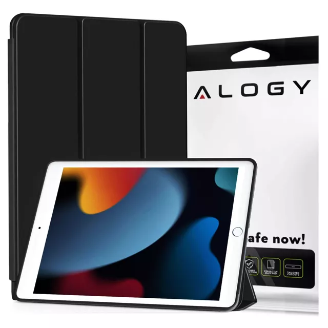 Alogy Etui na tablet Cheap Book Cover TPU + Pencil Space do Apple iPad 10.2 7/8/9Gen 2019/2020/2021 Czarne