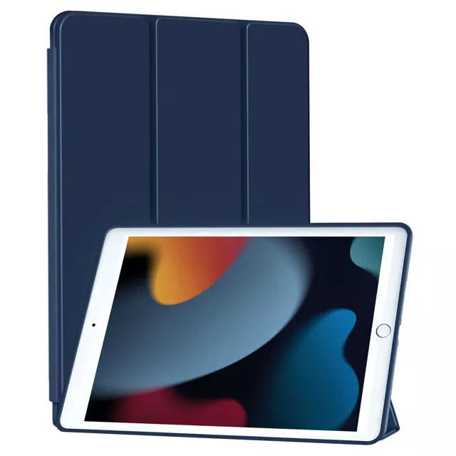 Alogy Etui na tablet Cheap Book Cover TPU + Pencil Space do Apple iPad 10.2 7/8/9Gen 2019/2020/2021 Granatowe