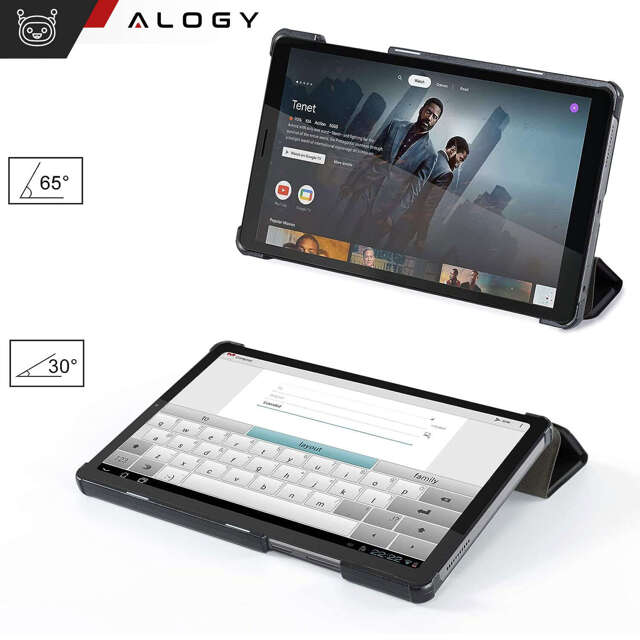 Alogy Etui na tablet Lenovo Tab M9 2023 9" TB310XU TB310FU Book Cover Case Czarne