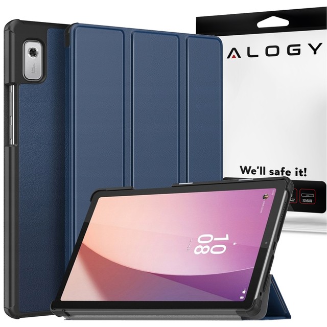 Alogy Etui na tablet Lenovo Tab M9 2023 9" TB310XU TB310FU Book Cover Case Granatowe