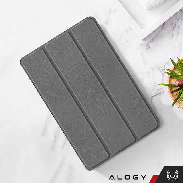 Alogy Etui na tablet Lenovo Tab M9 2023 9" TB310XU TB310FU Book Cover Case Szare