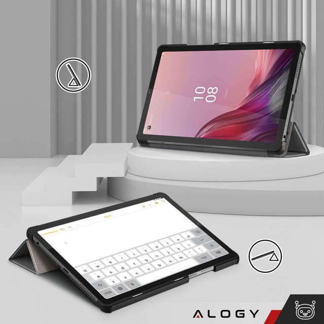 Alogy Etui na tablet Lenovo Tab M9 2023 9" TB310XU TB310FU Book Cover Case Szare