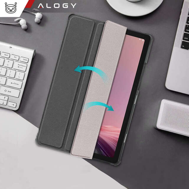 Alogy Etui na tablet Lenovo Tab M9 2023 9" TB310XU TB310FU Book Cover Case Szare