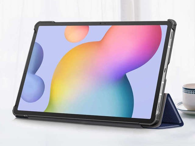 Alogy Etui na tablet Smart Book do Galaxy Tab S7 FE 5G 12.4 T730/T736B Granatowy