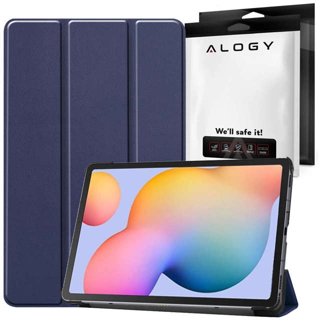 Alogy Etui na tablet Smart Case do Galaxy Tab S6 Lite 10.4 2020/ 2022 P610/P615 Granatowy