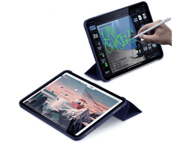 Alogy Etui na tablet Smart Case do iPad Air 4 2020/ 5 2022/ iPad Pro 11 Granatowe