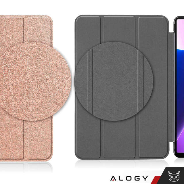 Alogy Etui na tablet do Lenovo Tab M10 Plus 3 Gen 10.6” 2022 TB128XU TB125FU Book Cover Case Różowe złoto