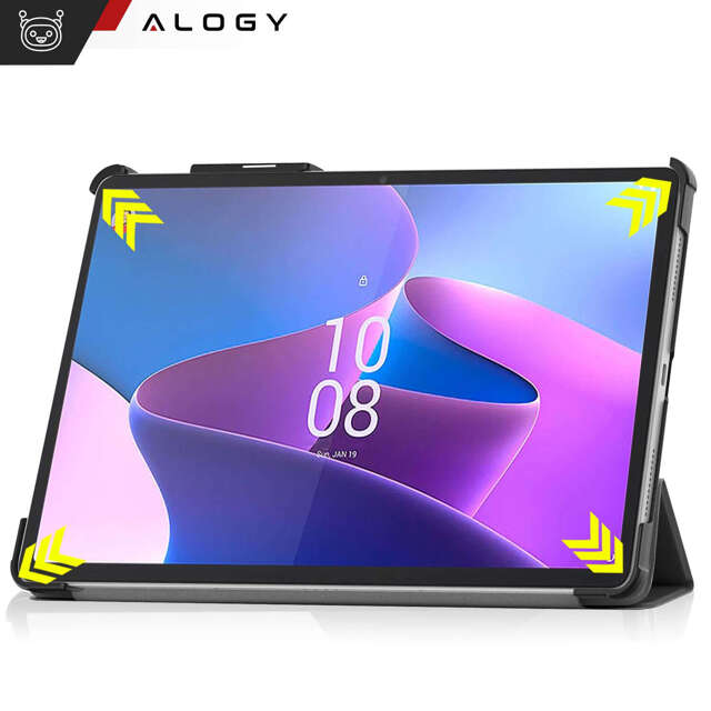 Alogy Etui na tablet do Lenovo Tab P11 Pro 2Gen 11.2” TB-132FU TB-132XU Book Cover Case Czarne