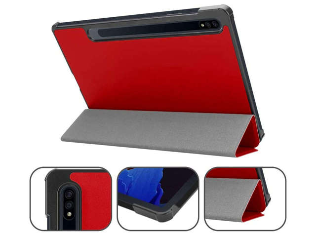 Alogy Etui na tablet do Samsung Galaxy Tab S7 Plus/ S8 Plus 12.4 T970/ T976B/ X800/ X806 Czerwone