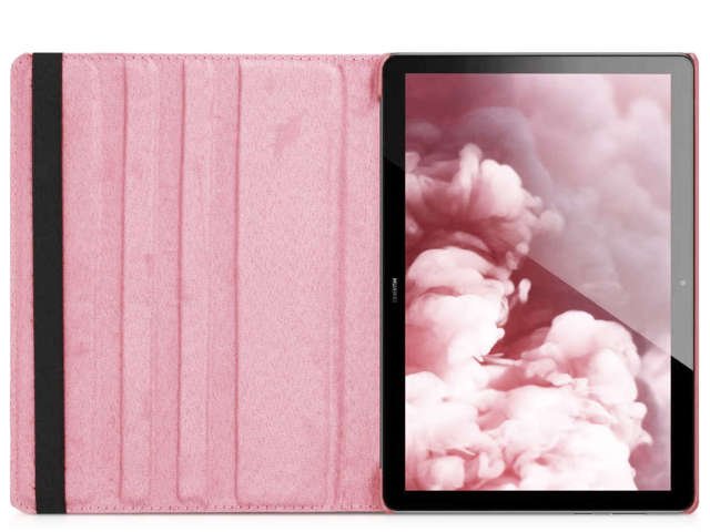 Alogy Etui na tablet obrotowe 360 do Huawei MediaPad T5 10.1 Różowe
