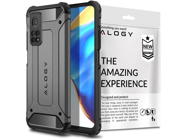 Alogy Etui na telefon Hard Armor do Xiaomi Mi 10T/ 10T Pro szare