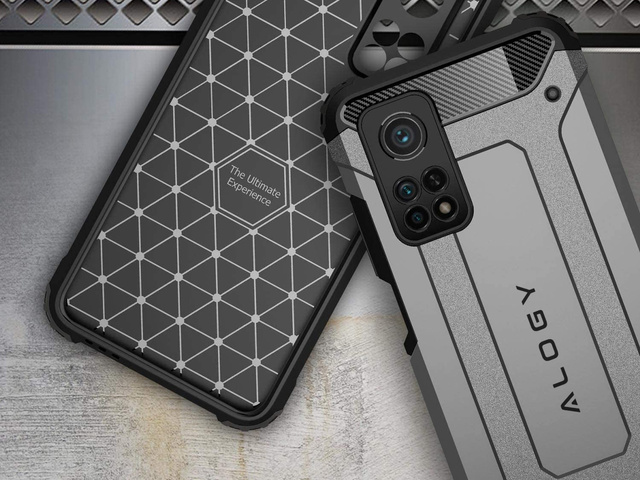 Alogy Etui na telefon Hard Armor do Xiaomi Mi 10T/ 10T Pro szare