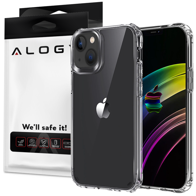 Alogy Etui na telefon Hybrid Case Super Clear  do Apple iPhone 13 Przezroczyste