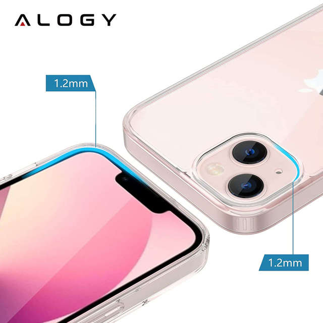 Alogy Etui na telefon Hybrid Case Super Clear  do Apple iPhone 13 Przezroczyste