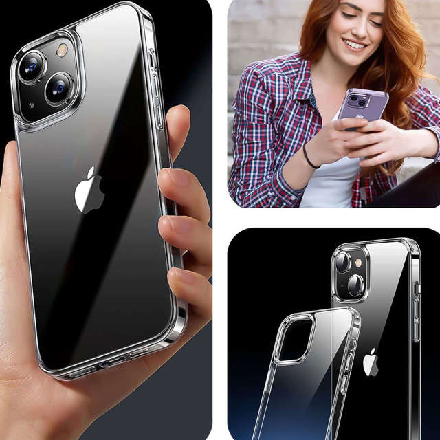 Alogy Etui na telefon Hybrid Case Super Clear  do Apple iPhone 14 Plus Przezroczyste