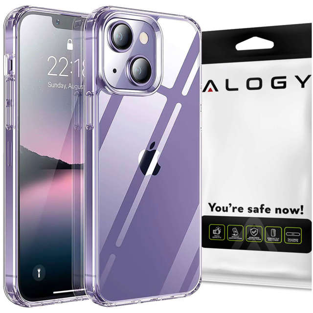 Alogy Etui na telefon Hybrid Case Super Clear  do Apple iPhone 14 Plus Przezroczyste