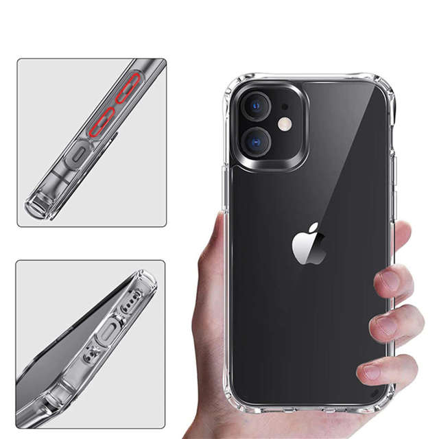 Alogy Etui na telefon Hybrid Case do Apple iPhone 13 Mini Przezroczyste