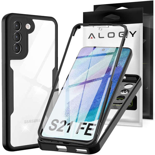 Alogy Etui na telefon Pancerne 360 obudowa Armor Case do Samsung Galaxy S21 FE Black