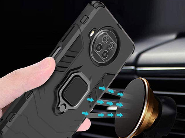 Alogy Etui na telefon Stand Ring Armor do Xiaomi Mi 10T Lite czarne