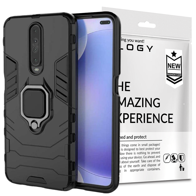 Alogy Etui na telefon Stand Ring Armor do Xiaomi Poco X2 czarne