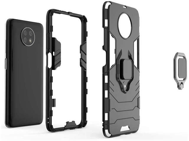 Alogy Etui na telefon Stand Ring Armor do Xiaomi Redmi Note 9T/ 9T 5G czarne