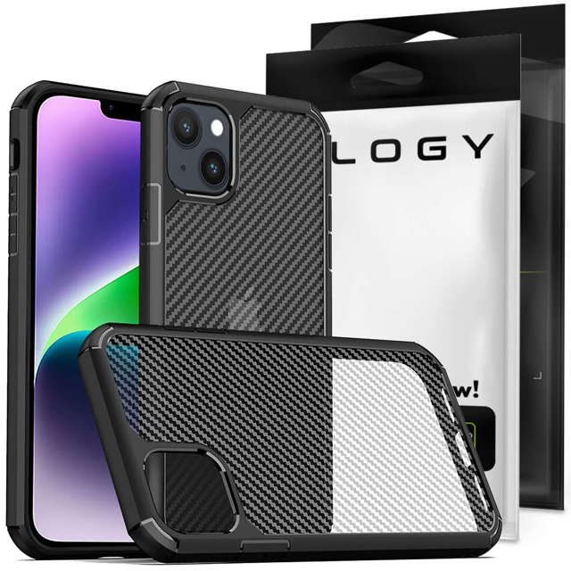 Alogy Etui na telefon Techsuit CarbonFuse obudowa ochronna do Apple iPhone 14 Plus Black