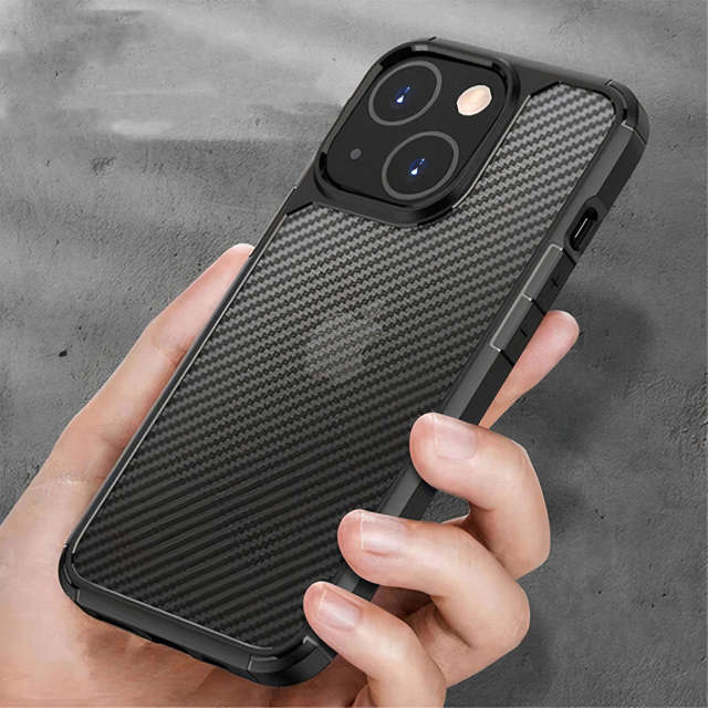 Alogy Etui na telefon Techsuit CarbonFuse obudowa ochronna do Apple iPhone 14 Plus Black